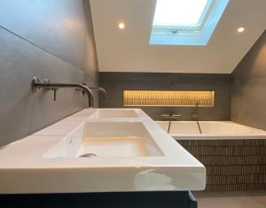 Mooie renovatie van een badkamer in Harderwijk